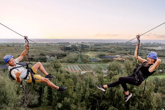 North Shore Zipline mit kurzer Quad-Fahrt